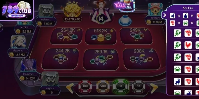 Kinh nghiệm chơi Bầu Cua tại 789CLUB hiệu quả